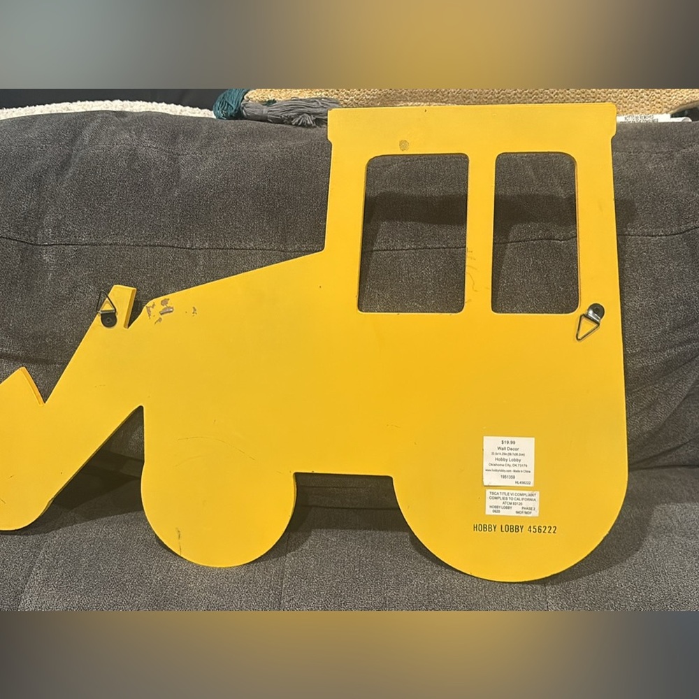 Hobby Lobby Wooden Construction Vehicle Decor - Picture 2 of 6